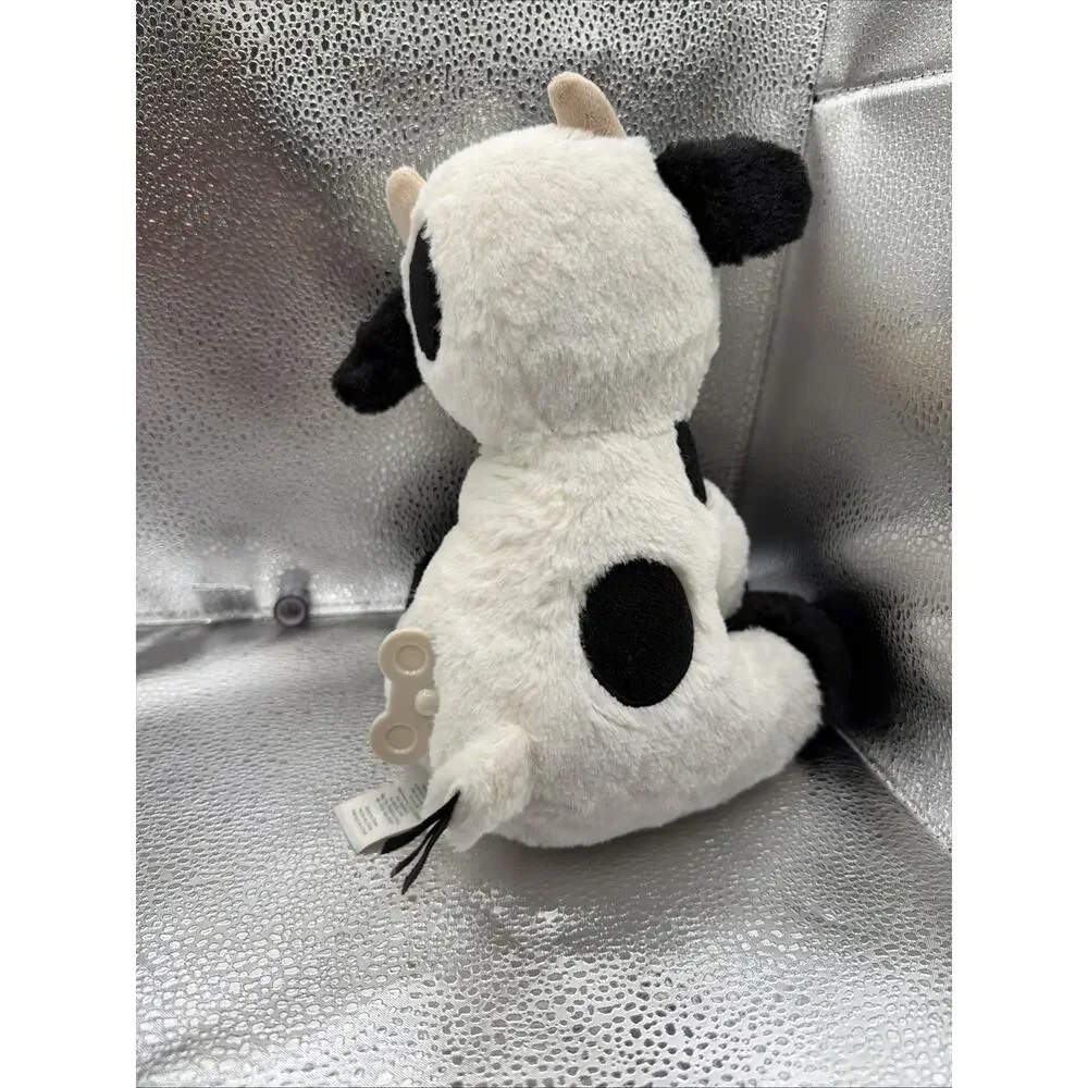 Carters Black and White Cow Waggie Wind Up Musical Plush Hey Diddle Diddle